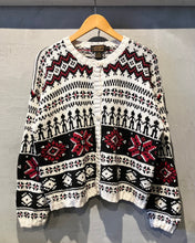 画像をギャラリービューアに読み込む, Eddie Bauer-Cotton Knit cardigan-(Lady’s size L)
