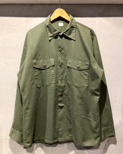 画像をギャラリービューアに読み込む, 70‘s U.S.ARMY-Utility shirt-(size 17 1/2×36)