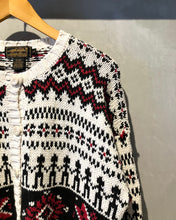 画像をギャラリービューアに読み込む, Eddie Bauer-Cotton Knit cardigan-(Lady’s size L)