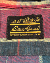 画像をギャラリービューアに読み込む, 90’s Eddie Bauer-L/S shirt-(size L)Made in U.S.A.