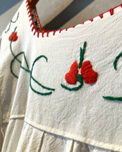 画像をギャラリービューアに読み込む, 70’s Mexican embroidery-Maxi Dress