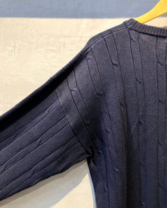 90’s Nautica-Cotton knit-(size L)