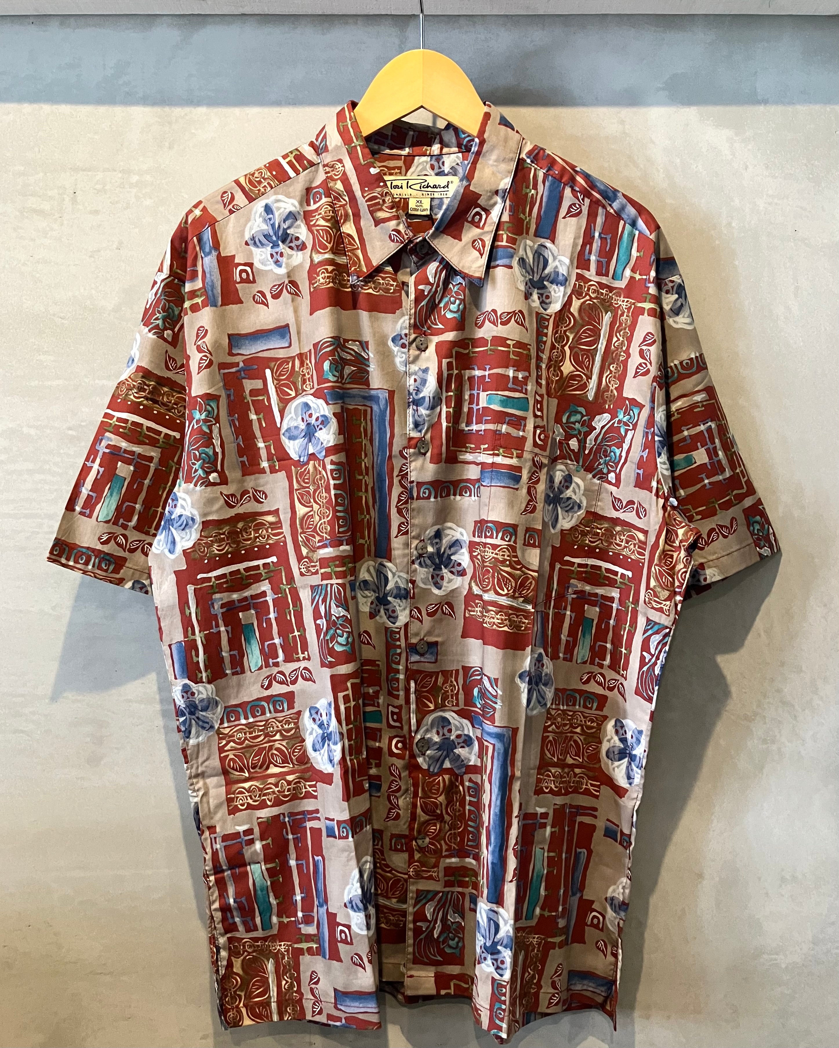 Tori Richard-Aloha shirt-(size XL)Made in U.S.A.