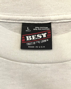 90’s FRUIT OF THE LOOM-T-shirt-(size L)Made in U.S.A.