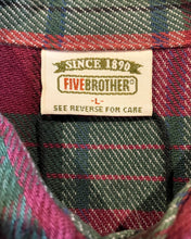 画像をギャラリービューアに読み込む, 90‘s FIVE BROTHER-L/S shirt-(size L)Made in U.S.A.
