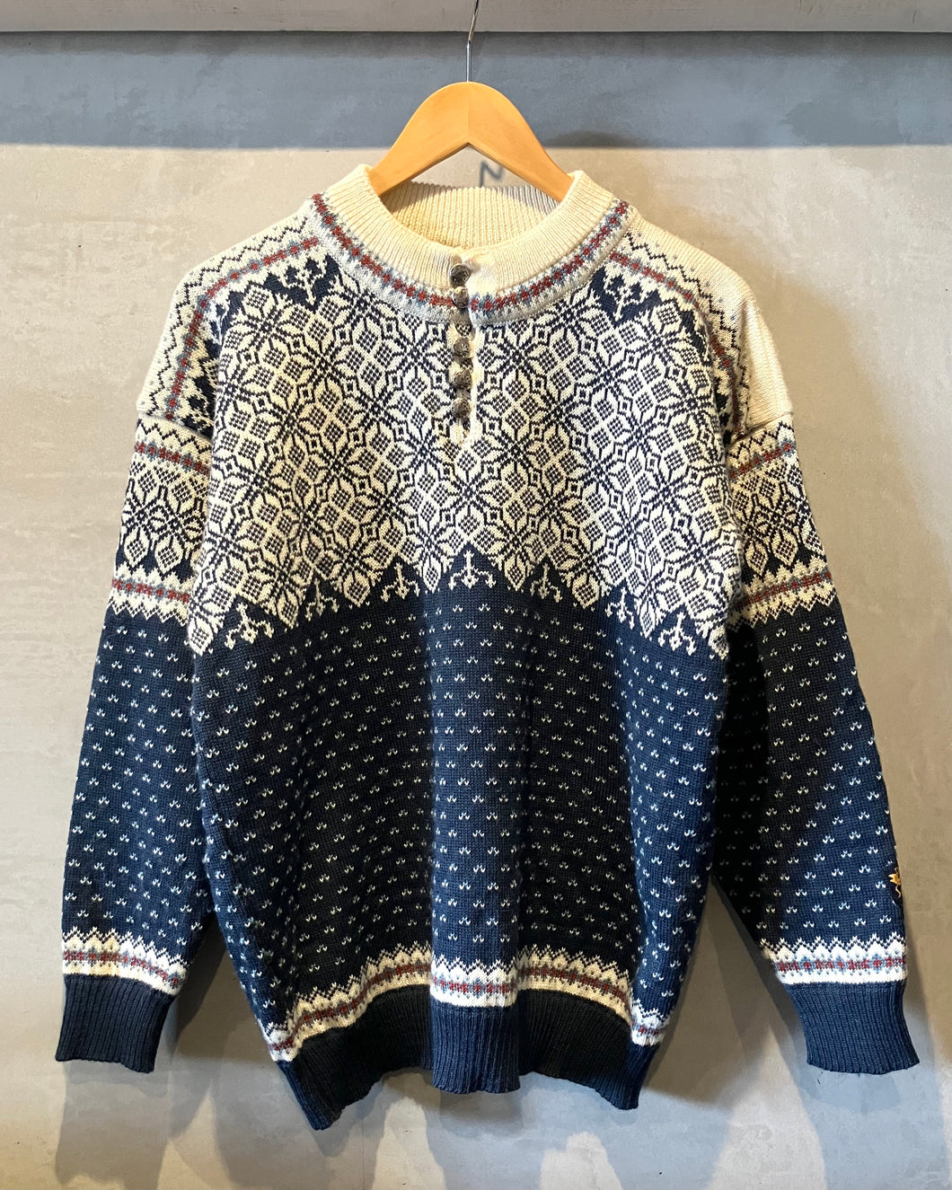 DELE OF NORWAY-Knit-(size S)Made in NORWAY
