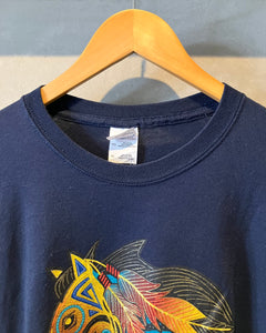 GILDAN Native American art-T-shirt-(size XL)