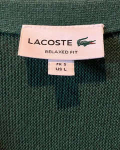 LACOSTE-Wool cardigan-(size L)