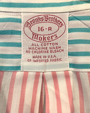 画像をギャラリービューアに読み込む, 80’s Brooks Brothers Makers-L/S shirt-(size 16-R)Made in U.S.A.
