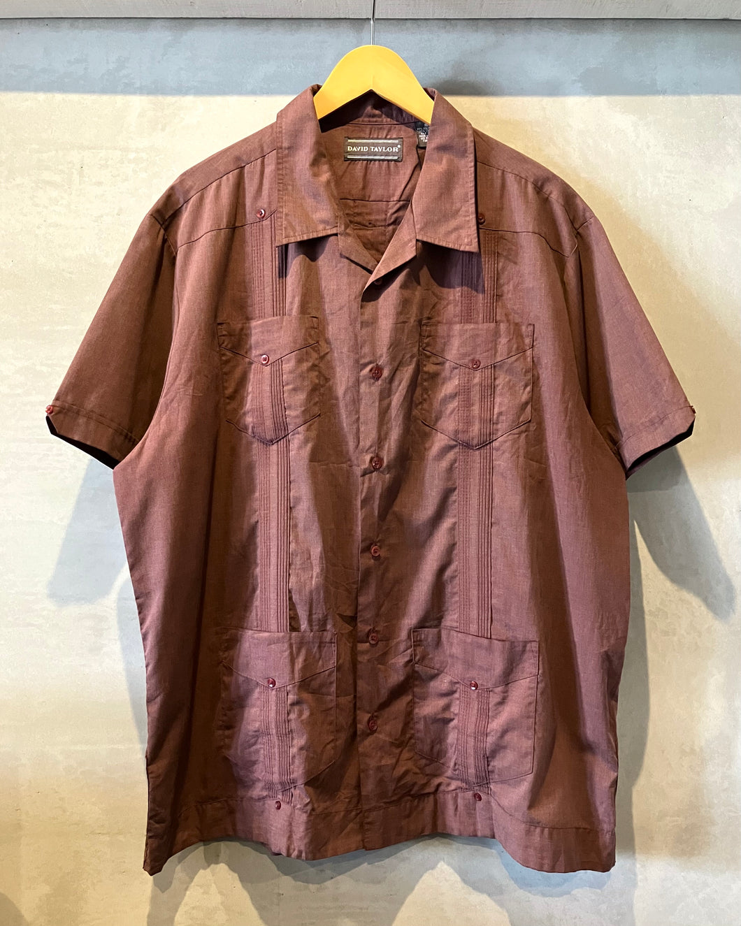 DAVID TAYLOR-S/S shirt-(size XL)