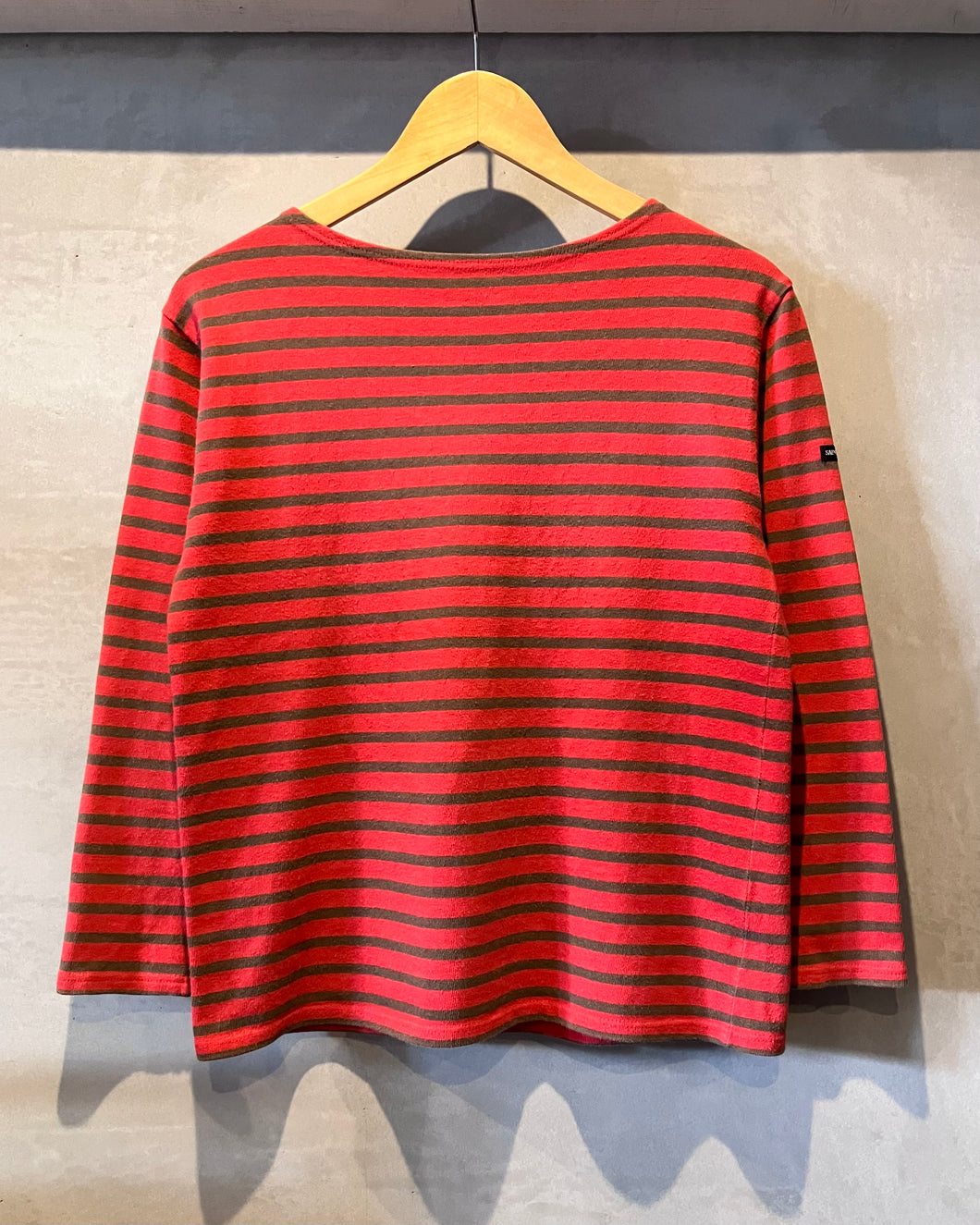 SAINT JAMES-L/S T-shirt-(size SM)Made in FRANCE