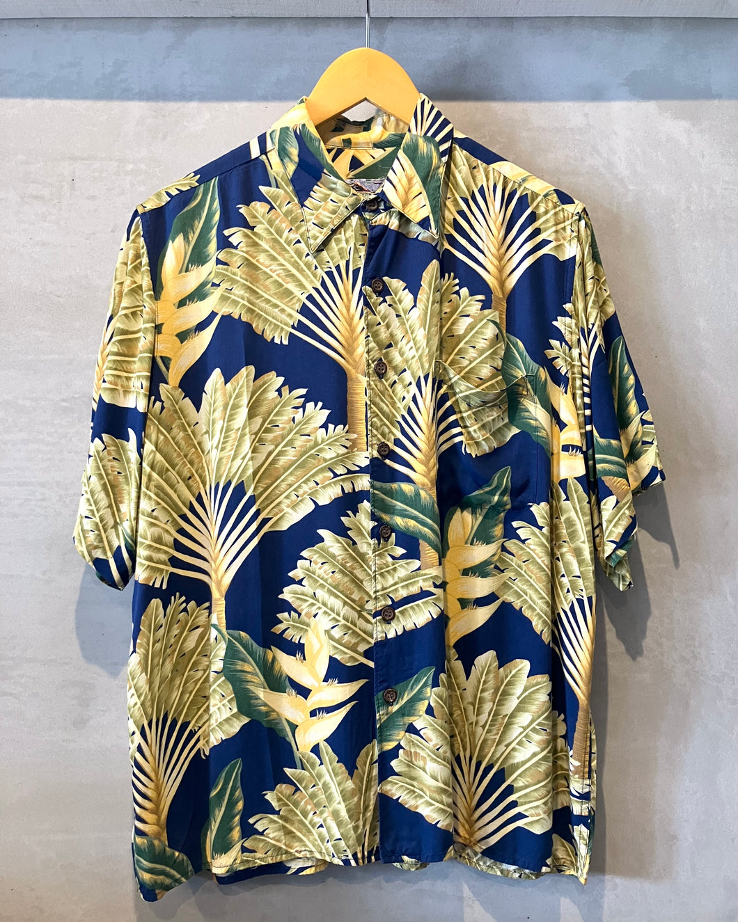 80〜90’s Reyn spooner-Aloha shirt-(size M)Made in HAWAII