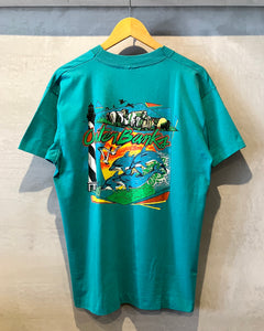90‘s FRUIT OF THE LOOM-T-shirt-(size L)Made in U.S.A.