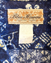 画像をギャラリービューアに読み込む, Blue Hawaii-Aloha shirt-(size S)Made in HAWAII
