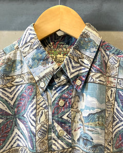 90’s Reyn spooner-Aloha shirt-(size M)Made in HAWAII