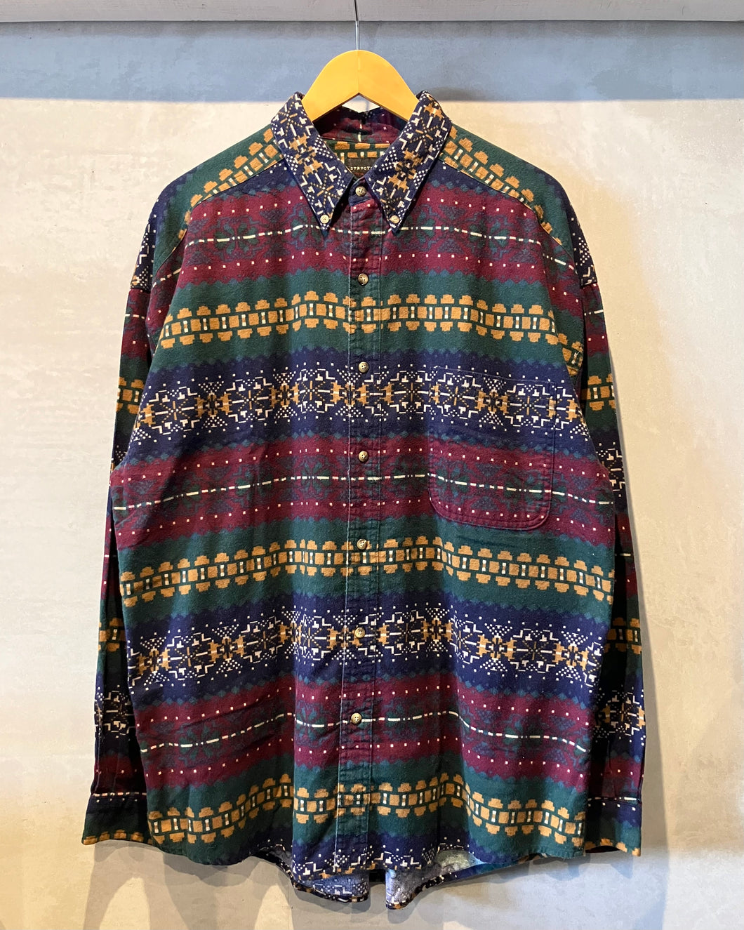 STRUCTURE-L/S shirt-(size L)