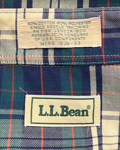 80〜90‘s L.L.Bean-L/S shirt-(size 16 1/2-33)