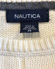 画像をギャラリービューアに読み込む, Nautica-Cotton knit-(size M)
