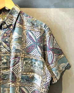 90’s Reyn spooner-Aloha shirt-(size M)Made in HAWAII