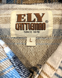 ELY CATTLEMAN-L/S shirt-(size L)