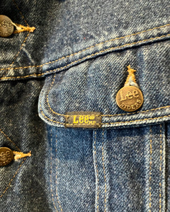 90’s Lee STORM RIDER-Denim jacket-(size 40R)Made in MEXICO