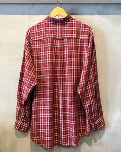 90’s nautica-L/S shirt-(size L)Made in U.S.A.