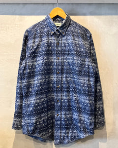 80〜90‘s L.L.Bean-L/S shirt-(size M)Made in U.S.A.