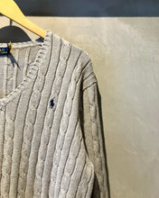 画像をギャラリービューアに読み込む, POLO Ralph Lauren-Cotton knit-(size XL)
