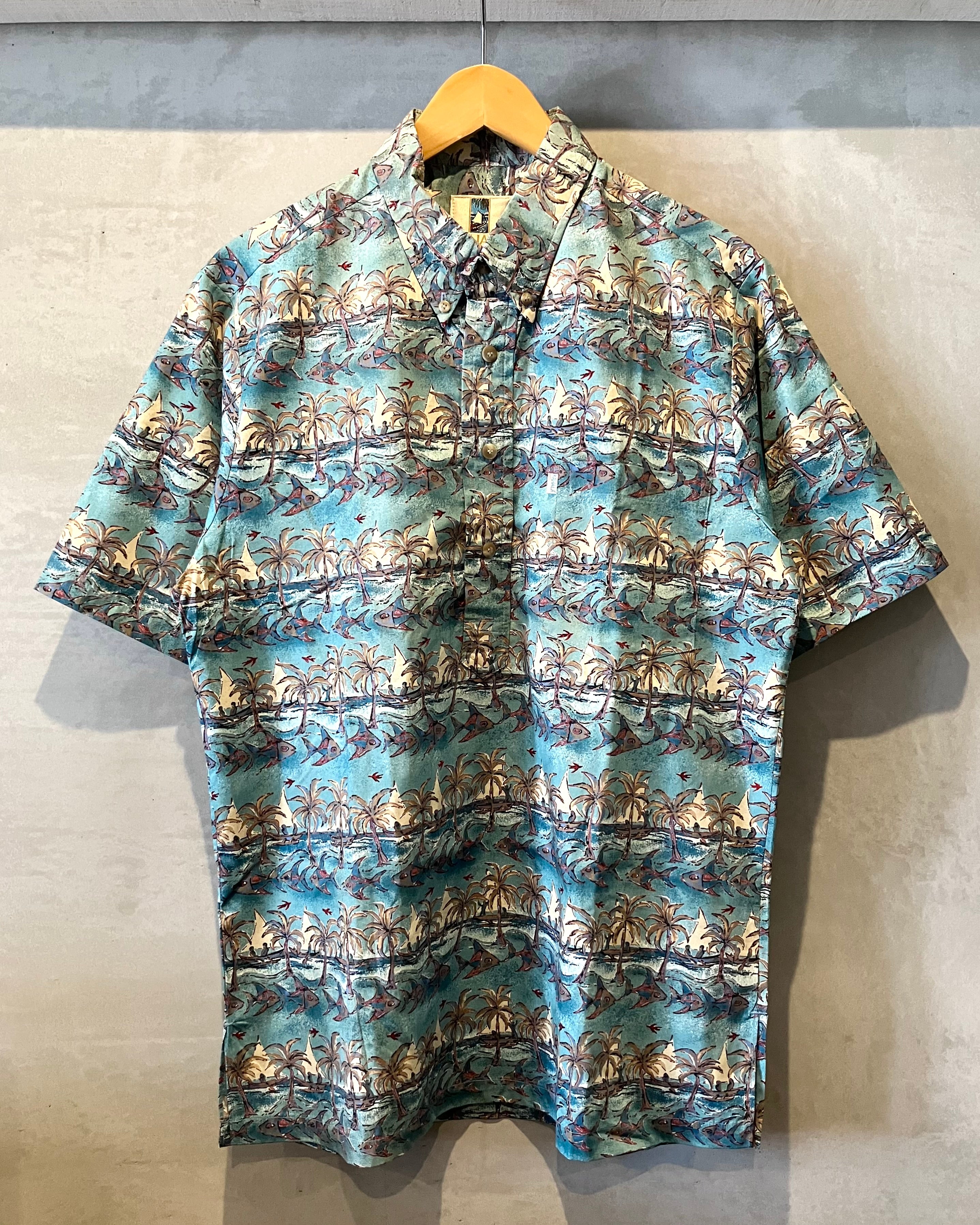 80〜90‘s KAHALA-Aloha shirt-(size M)Made in HAWAII