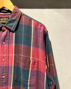 90’s Eddie Bauer-L/S shirt-(size L)Made in U.S.A.