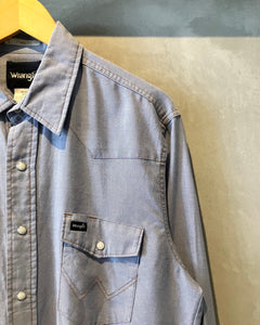90’s Wrangler-L/S shirt-(size 16 1/2-34)