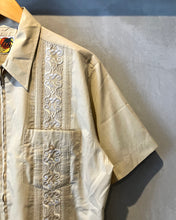 画像をギャラリービューアに読み込む, GUAYABERA-Cuba shirt-(size M)
