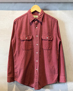 80‘s L.L.Bean-L/S shirt-(size M)