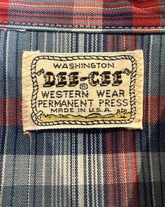 60〜70‘s WASHINGTON DEE-CEE-Western shirt-Made in U.S.A.