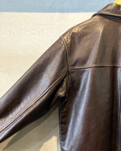 画像をギャラリービューアに読み込む, 90‘s J.Crew-Leather jacket-(size S)
