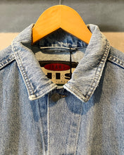 画像をギャラリービューアに読み込む, JEANS H.I.S-Denim jacket-(size L)
