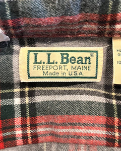 80’s L.L.Bean-L/S shirt-(size S)Made in U.S.A.