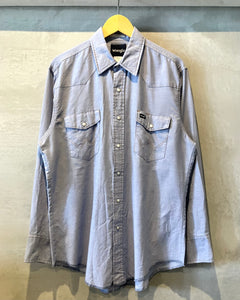 90’s Wrangler-L/S shirt-(size 16 1/2-34)