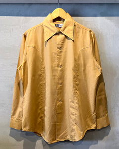 70’s Rex Permanent Press-L/S shirt-(size M)