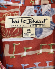 画像をギャラリービューアに読み込む, Tori Richard-Aloha shirt-(size XL)Made in U.S.A.
