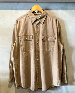 L.L.Bean-L/S shirt-(size L)