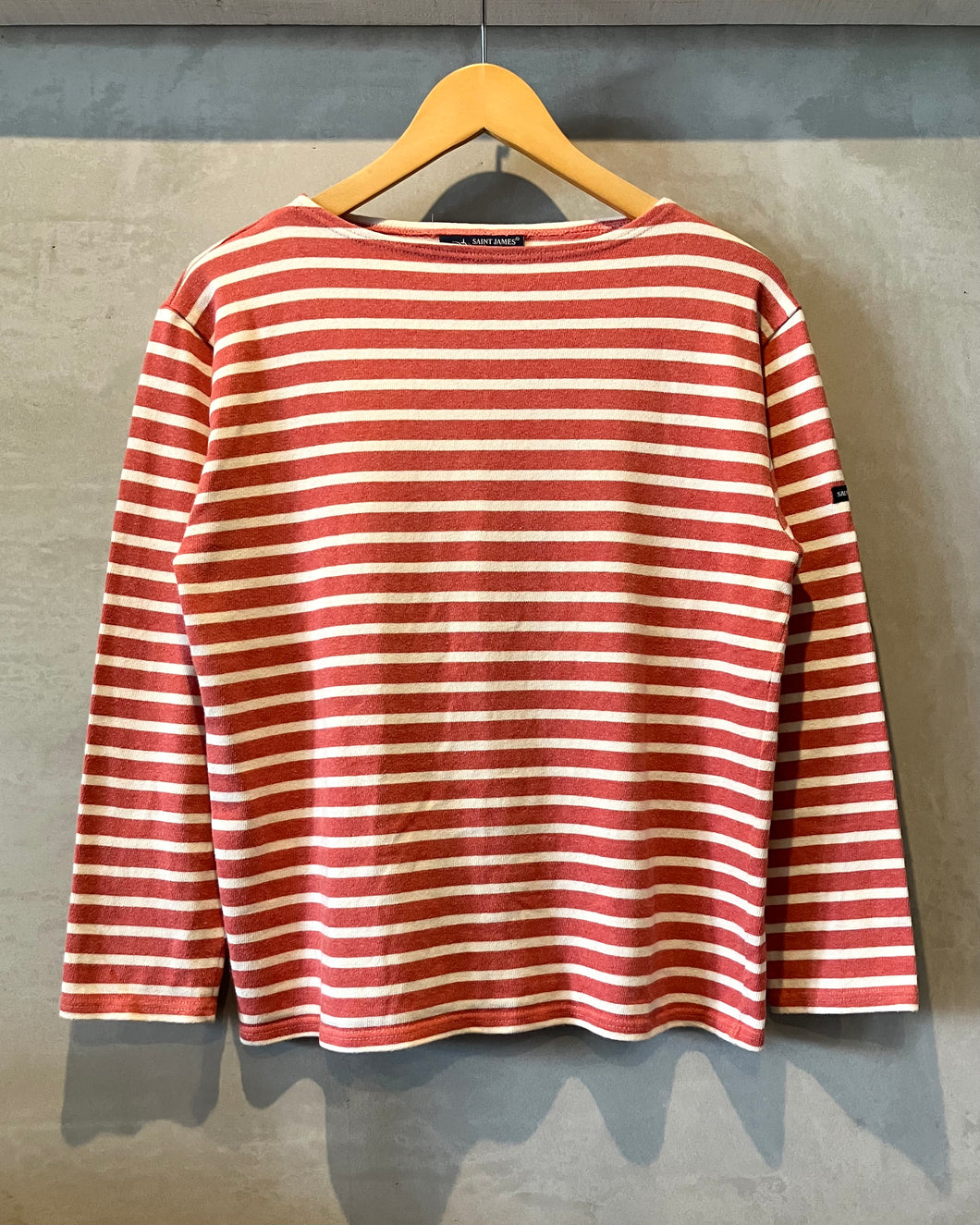 SAINT JAMES-L/S T-shirt-(size SM)Made in FRANCE