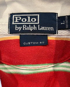 90‘s POLO Ralph Lauren-Rugby shirt-(size L)