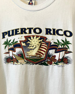 AMERICA project PUERTO RICO-T-shirt-(size L)Made in U.S.A.