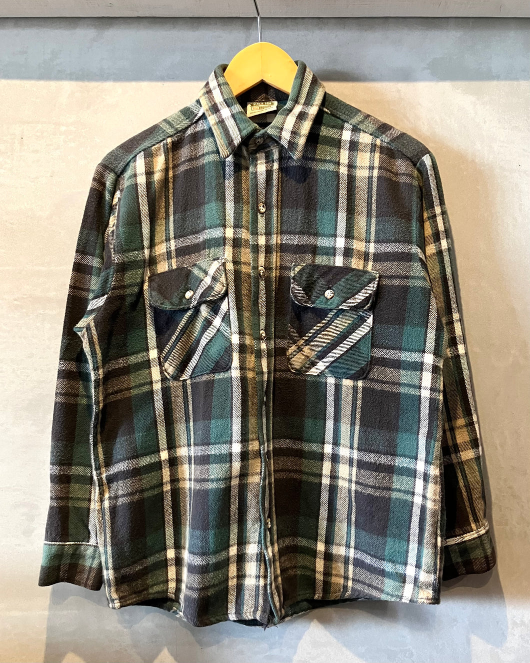90‘s FIVE BROTHER-L/S shirt-(size M)Made in U.S.A.