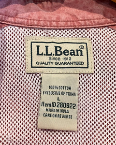 L.L.Bean-Fishing shirt-(size L)