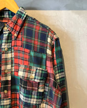 画像をギャラリービューアに読み込む, Ralph Lauren-Patchwork shirt-(size M)
