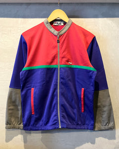 80’s〜90‘s FILA-Track jacket-(Lady’s size M)Made in ITALY