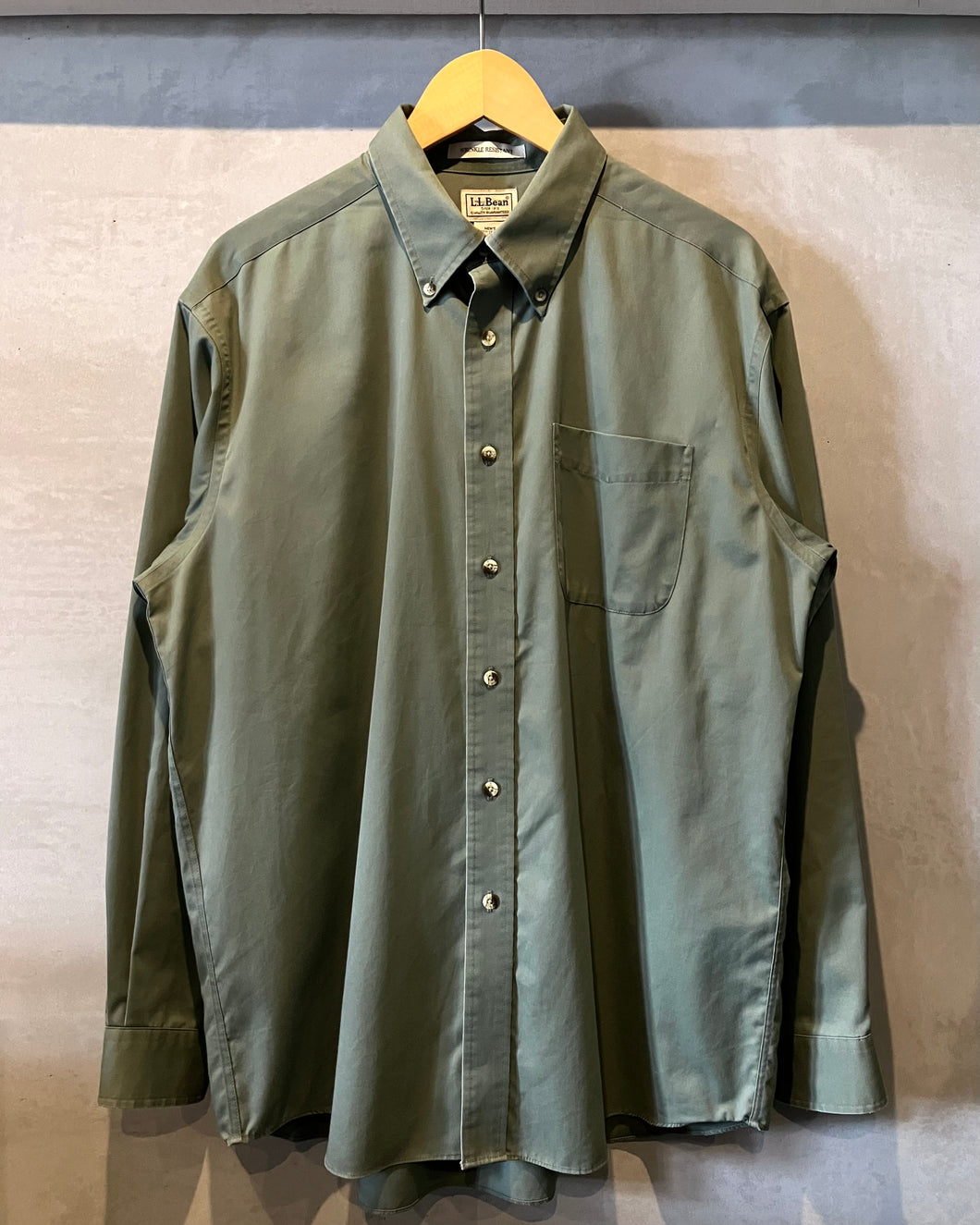 L.L.Bean-L/S shirt-(size L)