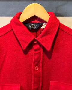 80’s Woolrich-Wool shirt-(size XL)Made in U.S.A.
